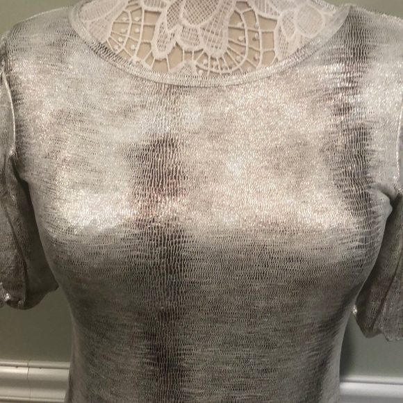 The Collection by SaraSara Silver Bling Mini Dress - Picture 2 of 8